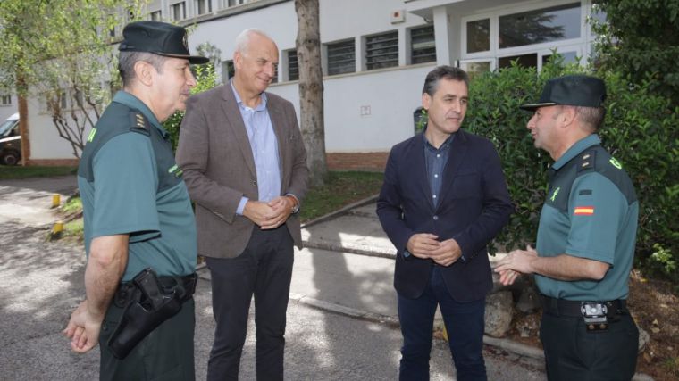 El delegado del Gobierno en Castilla-La Mancha, Francisco Tierraseca, preside la Junta de Coordinación de Zona de la Guardia Civil 