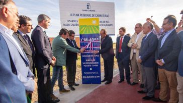 Inaugurado el ensanche y refuerzo de la carretera CM-4051, entre Cabañas de Yepes y Huerta de Valdecarábanos