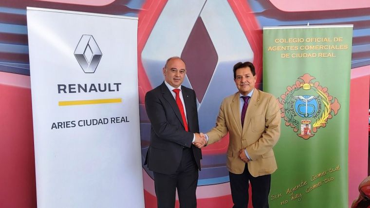 El Colegio Oficial de Agentes Comerciales de Ciudad Real y Renaul Aries firman un convenio de colaboración exclusivo