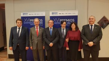 El sector empresarial de la región recibe el apoyo de Globalcaja en los Premios CECAM