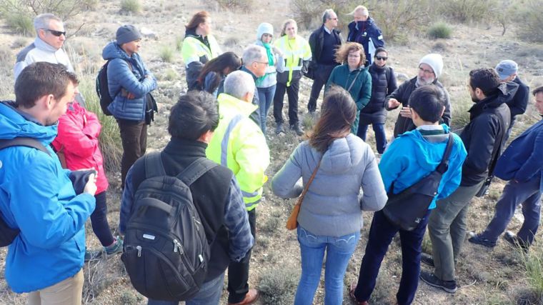  La cantera de Yepes-Ciruelos recibe la visita de una delegación internacional de la Alianza Global Empresas y Biodiversidad