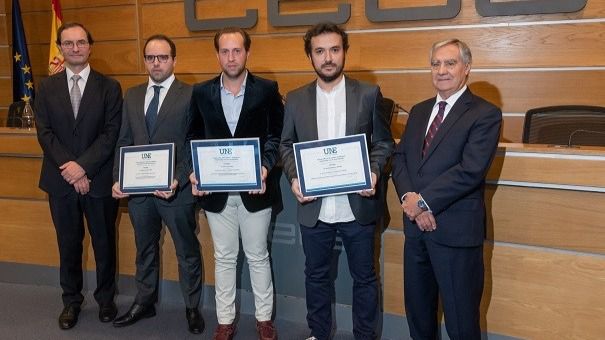 El trabajo fin de grado de un estudiante de la UCLM recibe el Primer premio de la UNE