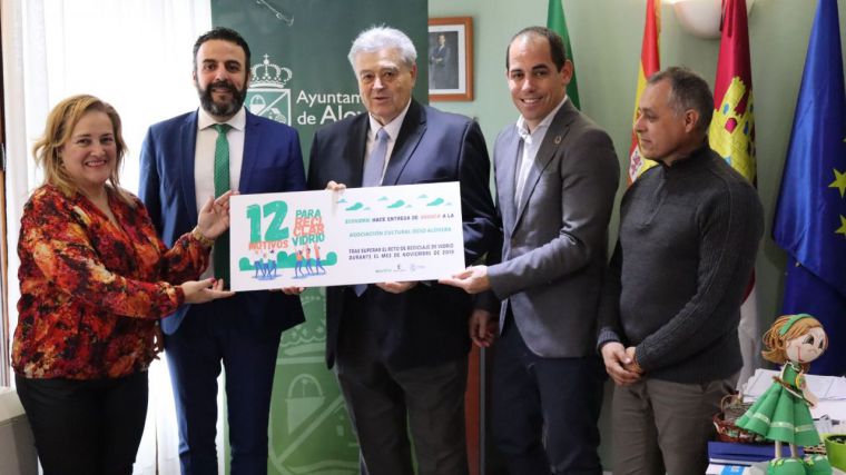 Alovera supera el reto de reciclaje de vidrio durante el mes de octubre en la iniciativa “12 motivos para reciclar vidrio” a favor de la Asociación Cultural Ocio Alovera 