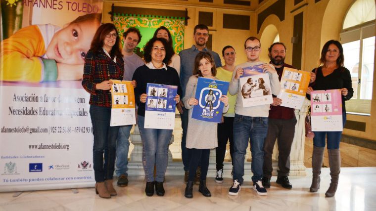 La Diputación de Toledo edita una tirada de 1.000 ejemplares del calendario de la Asociación de niños con necesidades educativas especiales (AFANNES)