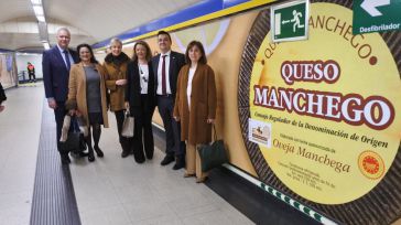 El queso manchego llegará a cerca de seis millones de pasajeros del metro de Madrid