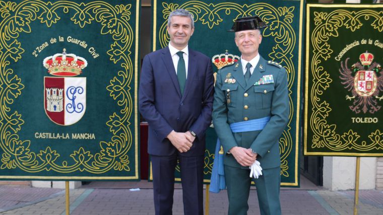 Álvaro Gutiérrez ofrece la colaboración de la Diputación al nuevo jefe de la Comandancia de la Guardia Civil en Toledo