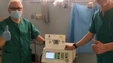 Ayuda para el Hospital de Guadalajara entrega 1 respirador en colaboración con EO Madrid