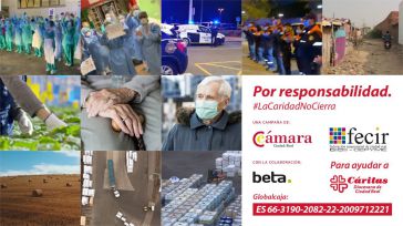 Cámara de Comercio y FECIR ponen en marcha una campaña solidaria para ayudar a los más débiles 