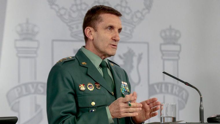 Intervención del general José Manuel Santiago, jefe del Estado Mayor de la Guardia Civil.