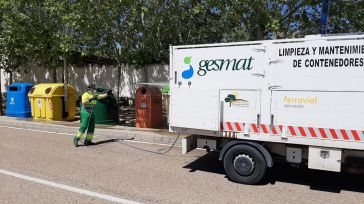 La Diputación de Toledo ha desinfectado todos los contenedores de residuos urbanos en la provincia por el Covid-19