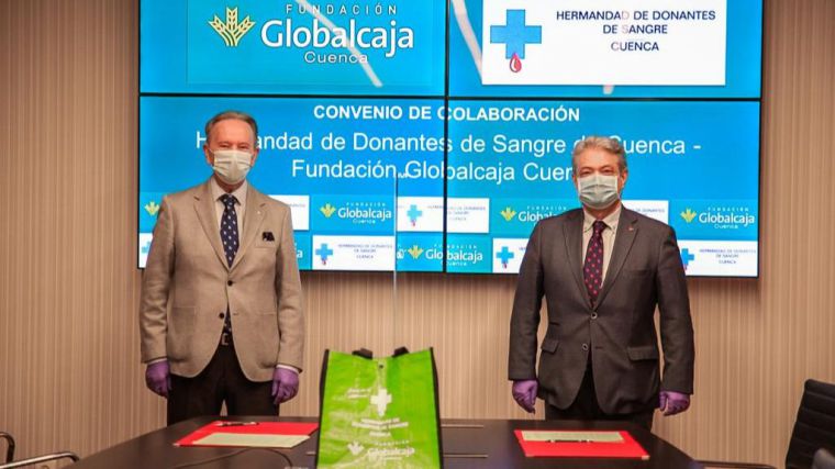 Acuerdo entre la Fundación Globalcaja Cuenca y la Hermandad de Donantes de Sangre de Cuenca