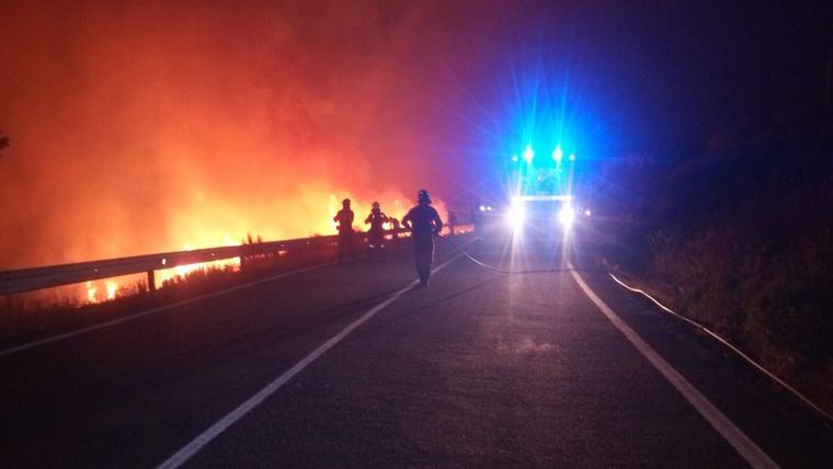 Activada la Unidad Militar de Emergencias (UME) en el incendio de Férez, en la provincia de Albacete 