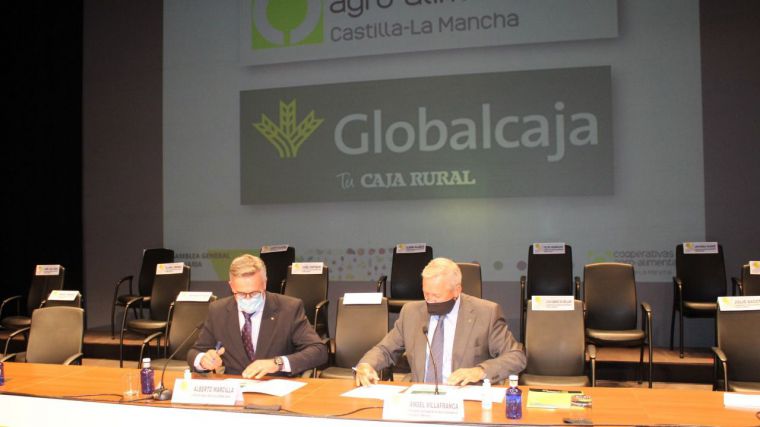 Cooperativas Agro-alimentarias Castilla-La Mancha renueva el convenio con Globalcaja
