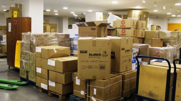 El Gobierno de Castilla-La Mancha ha realizado otro envío de más de medio millón de artículos de protección a los centros sanitarios