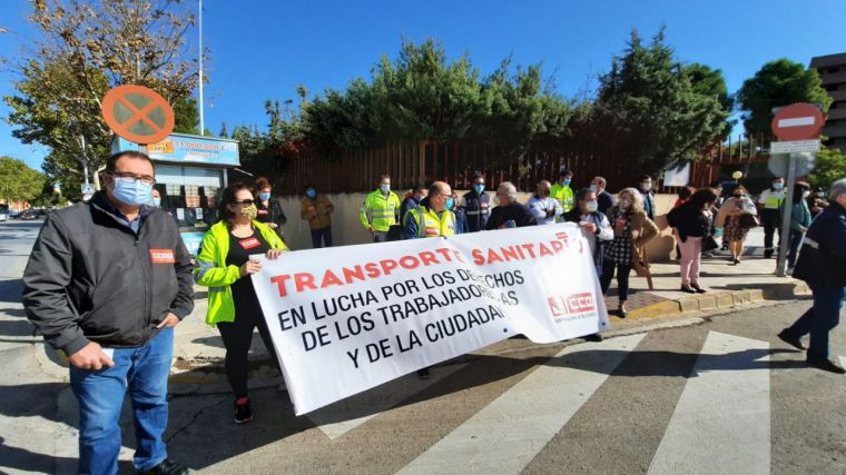 CCOO insta al Sescam y a sus contratas “a dar la cara y explicar qué están hablando o haciendo para resolver el conflicto del transporte sanitario”