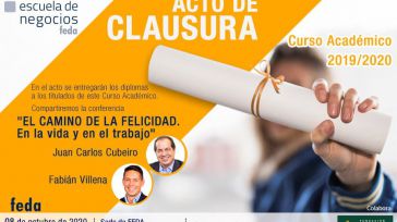 La Escuela de Negocios FEDA clausura el jueves 8 el curso académico 2019-2020