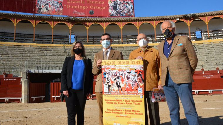 La Escuela Taurina de la Diputación de Toledo cierra el curso con una clase solidaria a beneficio del Banco de Alimentos