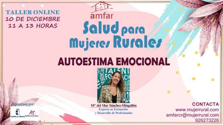 Autoestima Emocional y Nutrición Saludable en dos talleres organizados por AMFAR