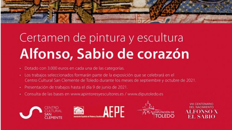 La Diputación de Toledo homenajea a Alfonso X El Sabio con un certamen nacional de pintura y escultura