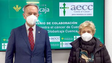 La Fundación Globalcaja Cuenca y la Asociación Española contra el Cáncer renuevan su colaboración