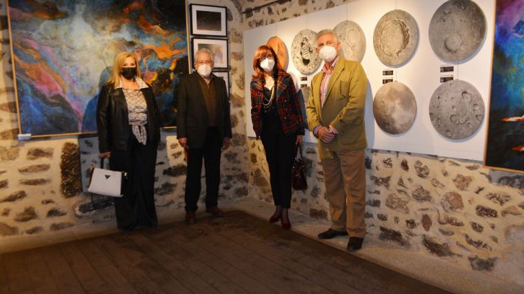 Santa María de Melque ofrece una exposición de 60 obras de pintura y fotografía astronómica inspiradas en el sitio histórico