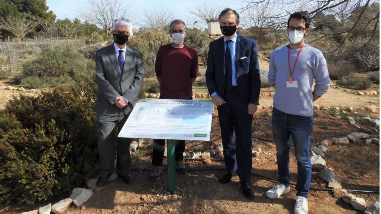 El jardín botánico de CLM estreña señalética con el apoyo de Globalcaja