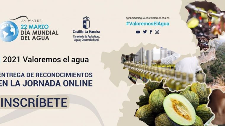 Castilla-La Mancha celebra el Día Mundial del Agua este lunes de manera virtual, bajo el lema 'Valoremos el agua'