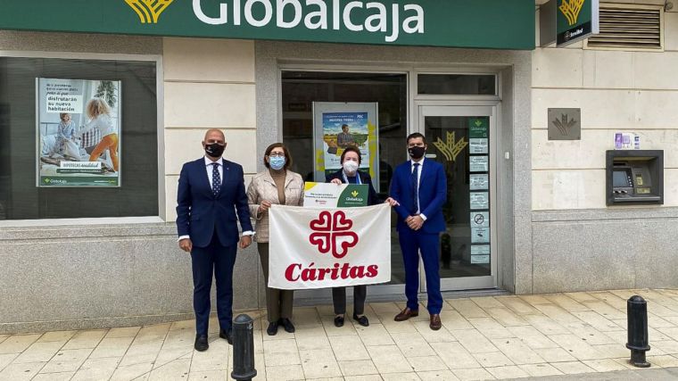 Globalcaja colabora con el programa de alimentación que Cáritas desarrolla en Viso del Marqués (Ciudad Real)