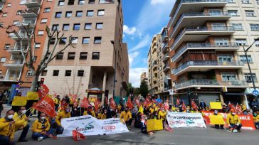 CCOO y UGT inician en Albacete las movilizaciones por el convenio colectivo y la estabilidad en el empleo de Geacam