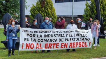 Comienza el encierro del comité de Repsol Petróleo Puertollano en rechazo al ERTE