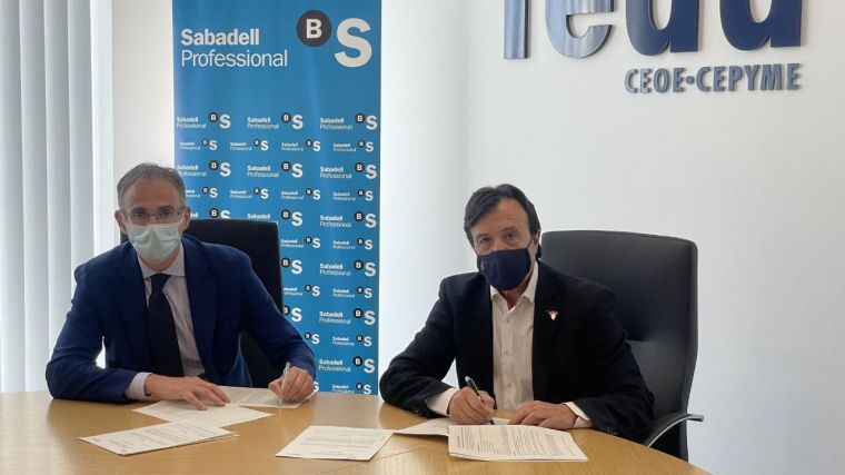 FEDA renueva el convenio de colaboración con el Banco Sabadell para ofrecer condiciones preferentes a sus empresas asociadas