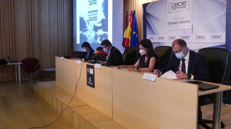 El Informe Económico 2020 de CEOE CEPYME Cuenca demuestra el efecto devastador de la crisis del Covid-19