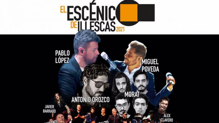 Poveda, Morat, Pablo López o Antonio Orozco llenarán el programa cultural de Illescas los fines de semana de septiembre