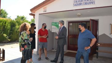 Álvaro Gutiérrez visita los proyectos de San Bartolomé de las Abiertas que apoya la Diputación