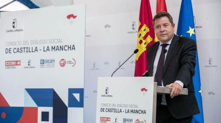 Emiliano García-Page exige el trazado de la A-43 por Almadén y reivindica este trayecto como la mejor conexión de España con Portugal