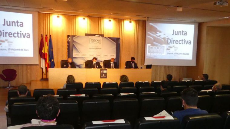 La junta directiva de CEOE CEPYME Cuenca confía en que las ayudas europeas lleguen al 90% de las empresas provinciales
