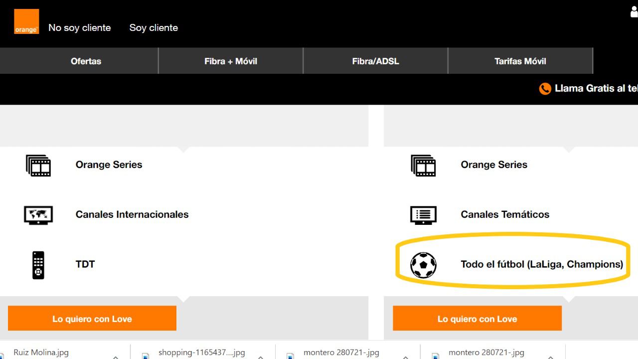 Orange emitirá el fútbol tras comprar los derechos para la nueva temporada a Telefónica