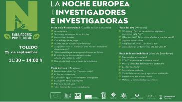 La Noche Europea de los Investigadores en Toledo prevista este viernes se traslada a este sábado por la climatología