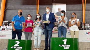 Álvaro Gutiérrez agradece el reconocimiento del Club Almorox Bike a la Diputación por su apoyo a La Crujebielas