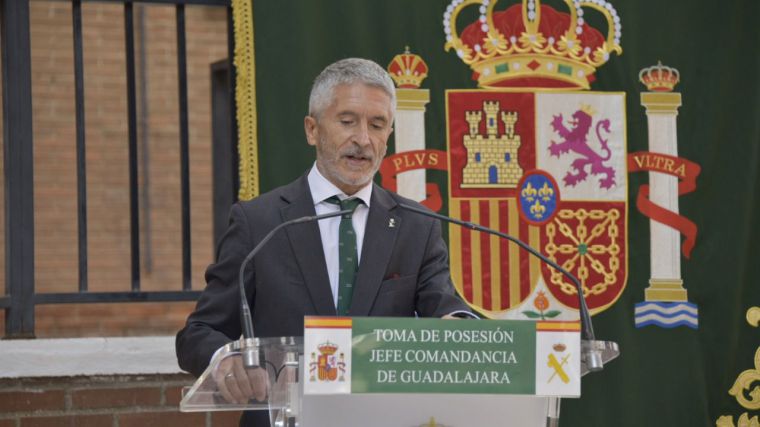 Marlaska preside la toma de posesión de la nueva jefa de la Comandancia de la Guardia Civil en Guadalajara