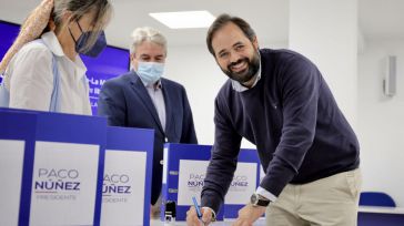 Núñez recibe un “apoyo masivo” a su candidatura con más de 8.000 avales “desde todos los puntos de la región”