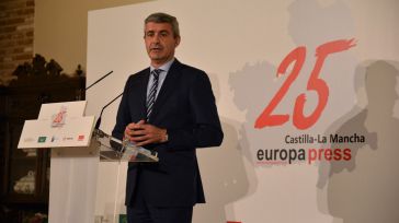 Álvaro Gutiérrez: "Los 25 años de Europa Press demuestran su compromiso con la información y con Castilla-La Mancha"