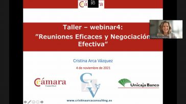 Cómo organizar reuniones eficaces, cuarto taller del ciclo de habilidades directivas de Unicaja Banco y la Cámara de Comercio de Ciudad Real