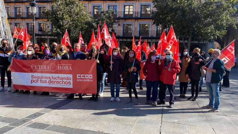 Cientos de delegados de CCOO se concentran en CLM para reclamar más presupuesto para los servicios esenciales