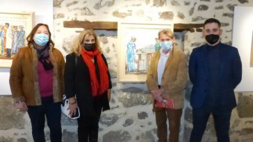 El universo del pintor Ángel Vaquero ya puede visitarse en Santa María de Melque 