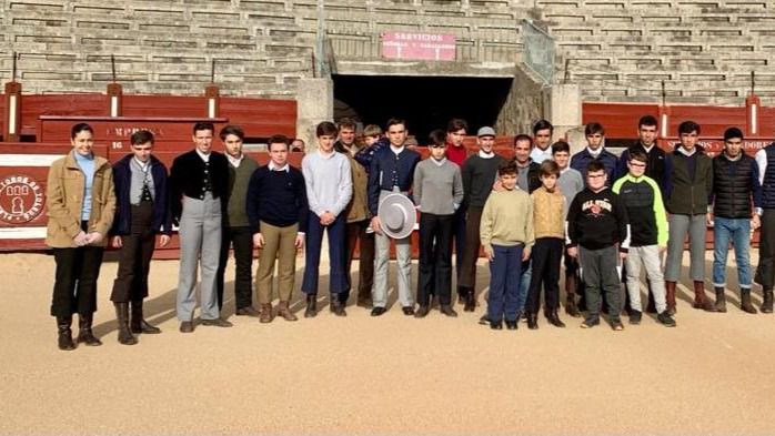 La Escuela Taurina “Domingo Ortega” celebra su primer tentadero en la Plaza de Toros de Toledo