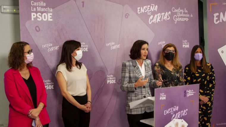 ‘Enseña tus cartas’, la nueva campaña del PSOE de CLM para combatir la violencia machista 