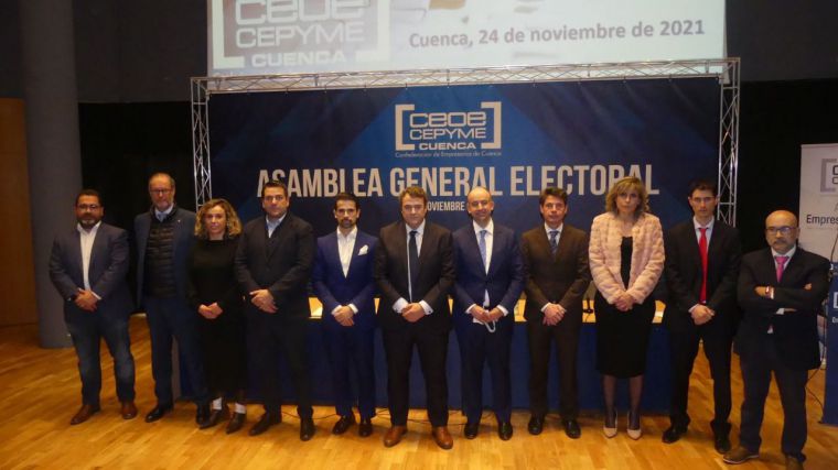 David Peña reelegido por aclamación como presidente de CEOE CEPYME Cuenca