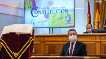 Page destaca la mejora constante de CLM con la Constitución: "No contemplo un país sin este modelo de convivencia"