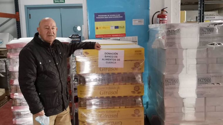 Mercadona dona 2,5 toneladas de alimentos al Banco de Alimentos de Cuenca